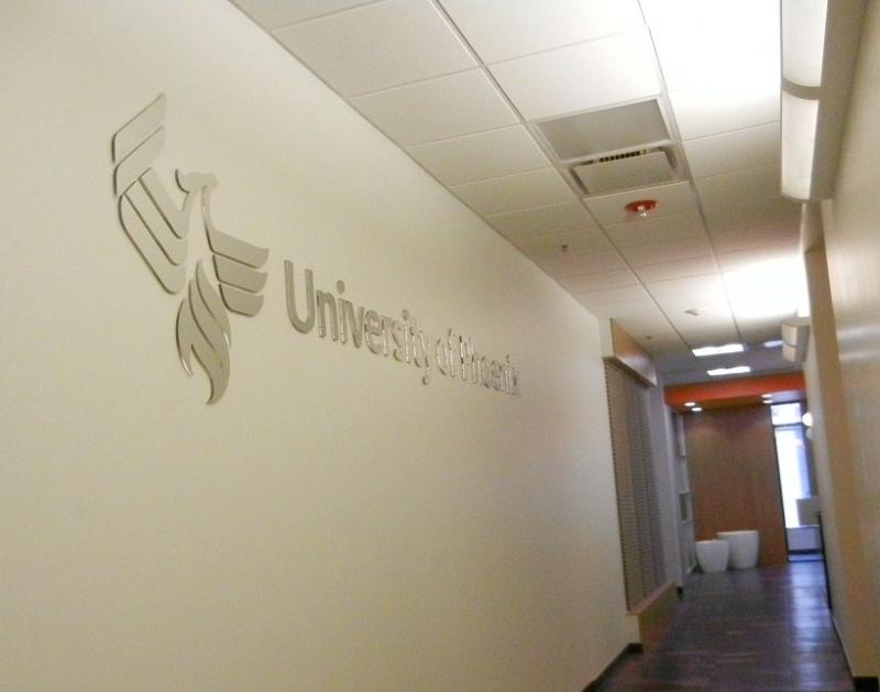 Logo and Lettering - Hallway
