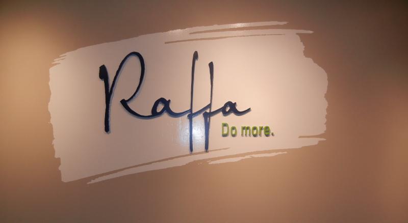 Interior Signage - Vinyl Decal Background with Company Logo in Acrylic