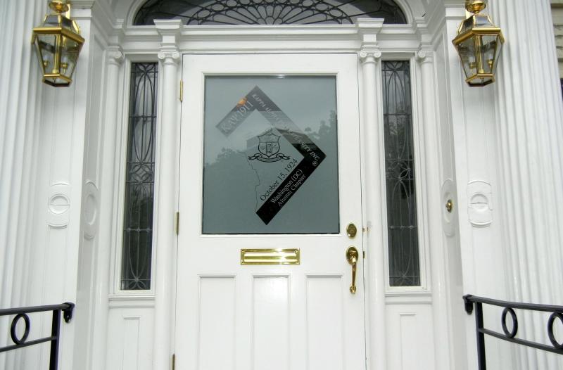 Exterior - Fabrication & Installation - Etched Vinyl 